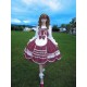 Miss Point Plaid Petal Rabbit JSK(Reservation/2 Colours/Full Payment Without Shipping)